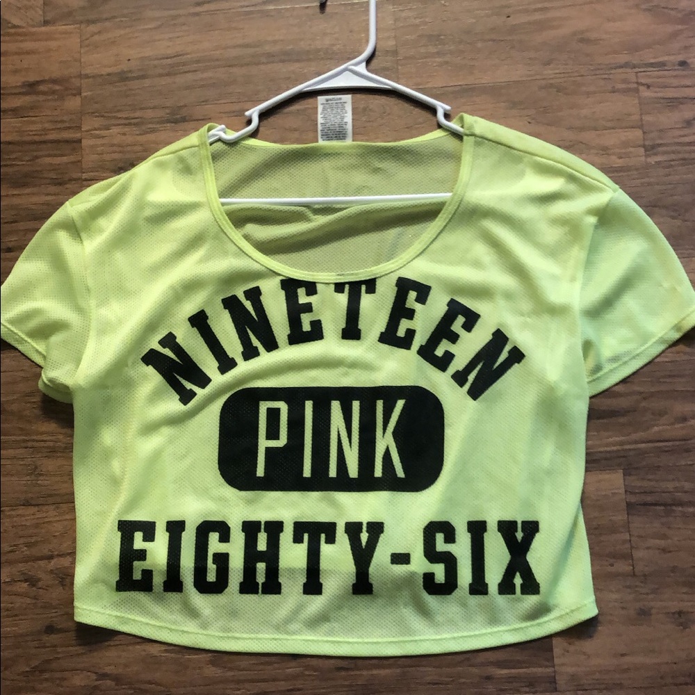Pink Crop Top size L